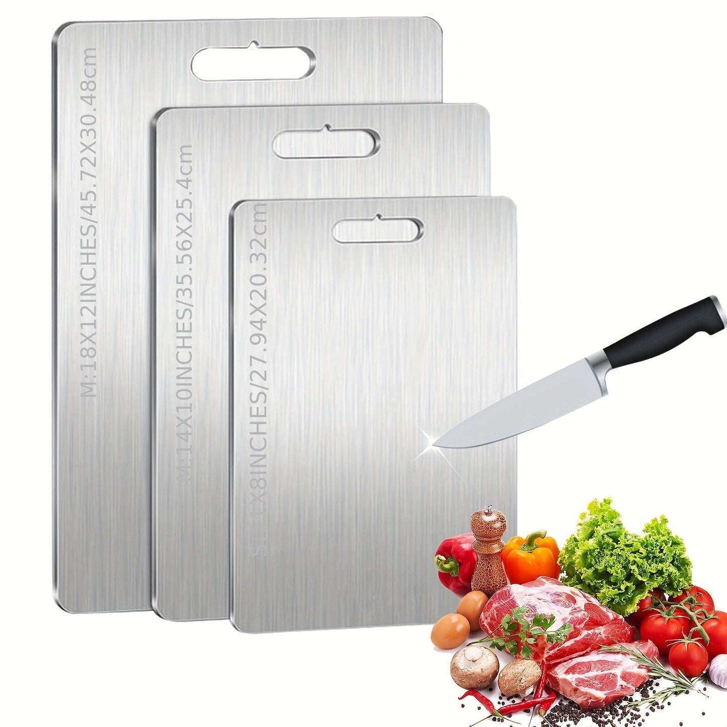 100% Pure Titanium Cutting Boards - Cutting Boards - Durable, Hygienic