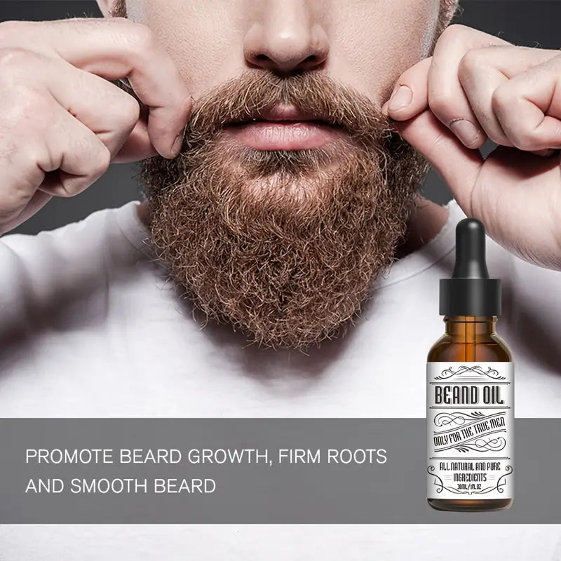 Natural Organic Beard Oil with Shea Butter for Men 1 oz