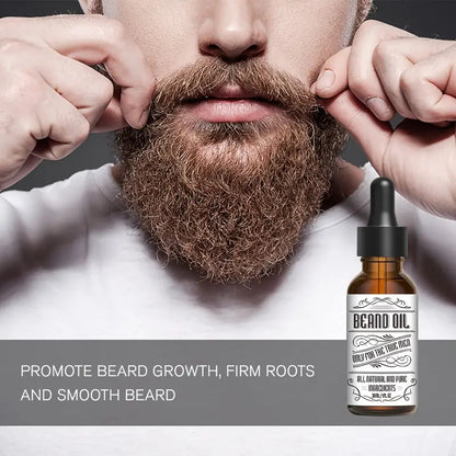 Natural Organic Beard Oil with Shea Butter for Men 1 oz