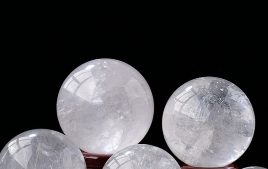 Natural Clear Quartz Crystal Ball
