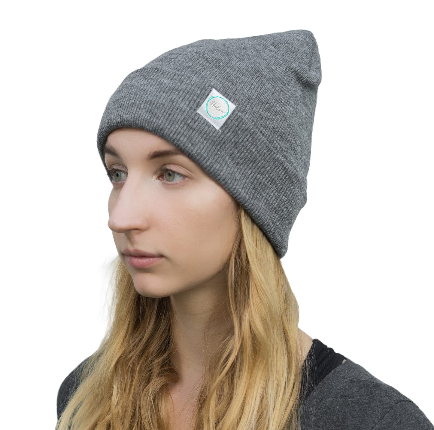 HALSA EMF Protection Hat Faraday Beanie. EMF RF Shielding Silver Fabric. High Shielding Efficiency 99.99%. Reduce 5G 4G Cellular WiFi Bluetooth Smart Meter RF Exposure.
